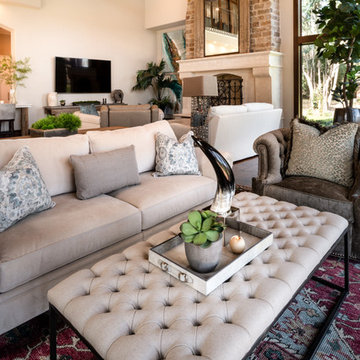 Sugar Land Transitional Chateau With Relaxed Rustic Charm