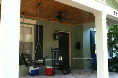 Trendy porch idea in Tampa