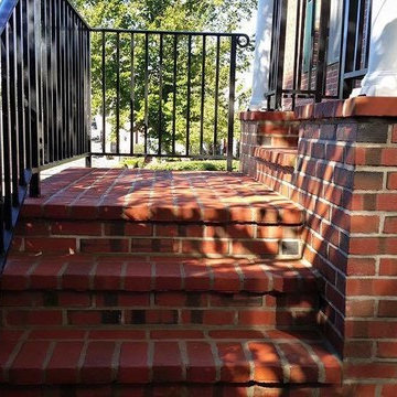 New Hope brick landing rebuild