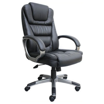 Boss Office Products NTR Executive Leather Arm Office Chair