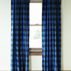 Carstens Wrangler Blue Lumberjack Buffalo Plaid Curtain Panels, Set of 2