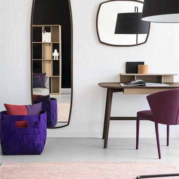 Match Desk with Drawer and Match Floor Mirror