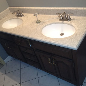Canton Michigan White bathroom remodeling
