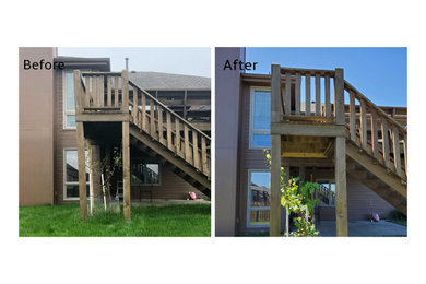 Inspiration for a deck remodel in Omaha