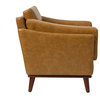 Jerome Vegan Leather Armchair Set of 2, Camel