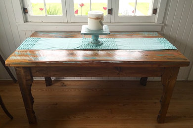 Painted Harvest Table