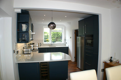 Photo of a contemporary kitchen in Surrey.