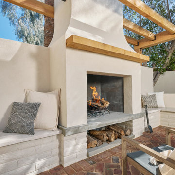 Crema Vosscione Outdoor Fireplace