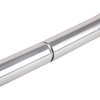 Utopia Alley Aluminum Hoop Shower Rod 45.7" Size by 22", Polished Chrome