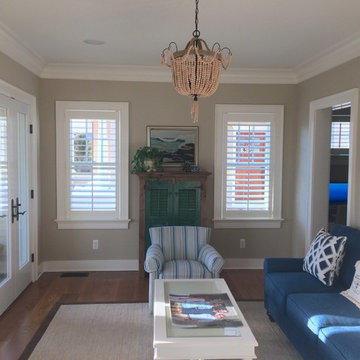 Living Room Plantation Shutters