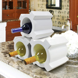 Epicureanist Ceramic Wine Bottle Holder - Wine Racks