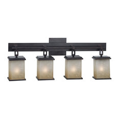 Oil Rubbed Bronze Bathroom Vanity Lights Houzz Kenroy Home 3375 Plateau 4 Light Bathroom Vanity Lighting