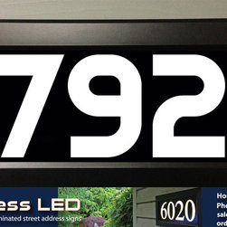 Address LED - illuminated house numbers - House Numbers