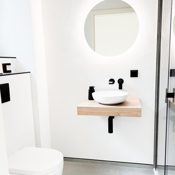 Renovierung eines Gäste-WCs und eine Badezimmers, Hamburg-Eppendorf