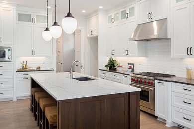 Kitchen - transitional kitchen idea in Bridgeport