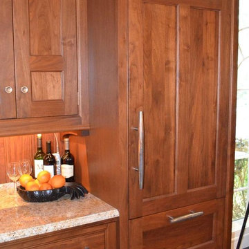 Corsi Custom Walnut Kitchen & Sideboard