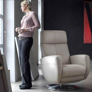 Twist Swivel Recliner by ROM, Belgium