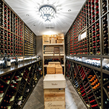 Temperature & humidity controlled wine cellar