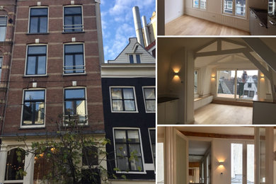 Huge minimalist home design photo in Amsterdam