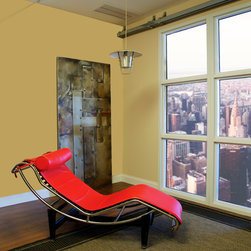 Installed Steel Barn Doors - Products