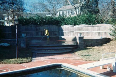 Pool Area Stone Work in Chester County, PA