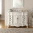 Morton Bathroom Vanity, Antique White, 48"
