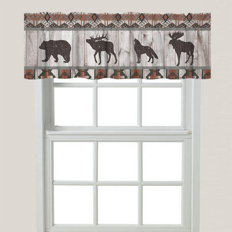 Southwest Lodge Window Valance