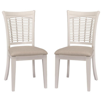 Hillsdale Furniture Bayberry Wood Dining Chair, Set Of 2, White