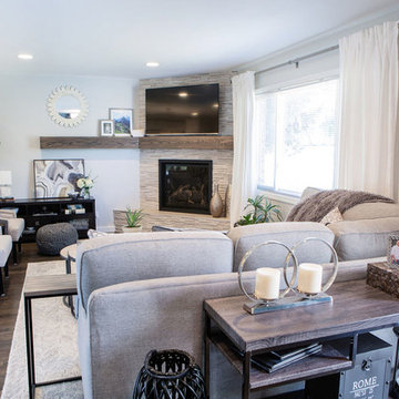 Clarkson Street Living Room + Fireplace Renovation
