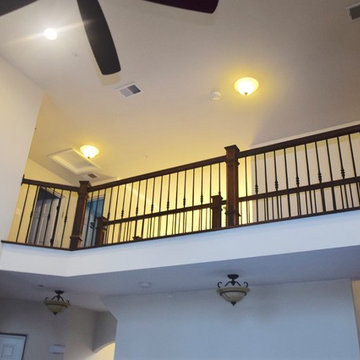 Custom Walnut Staircase and Rails