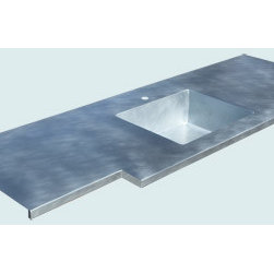 Zinc Top  |  Handcrafted Metal - Kitchen Countertops