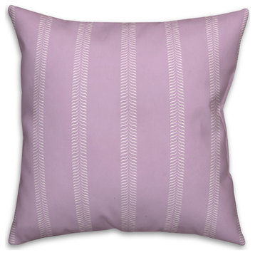 Purple Lines 18x18 Indoor/Outdoor Pillow