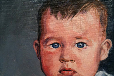 Portrait Oil Paintings- Baby Portrait