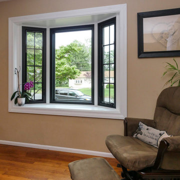Pleasant Reading Room with New Bay Window - Renewal by Andersen NJ / NYC