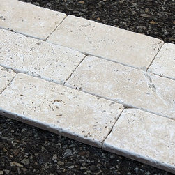 3x6 Light Travertine Tumbled Collection - Home Decor
