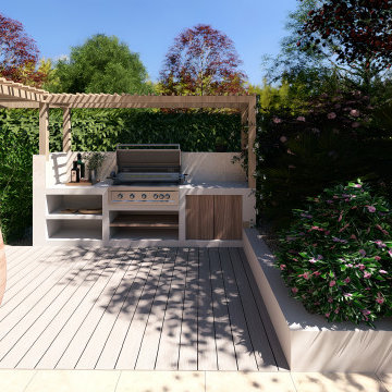 Projet d'aménagement de jardin dans les Yvelines