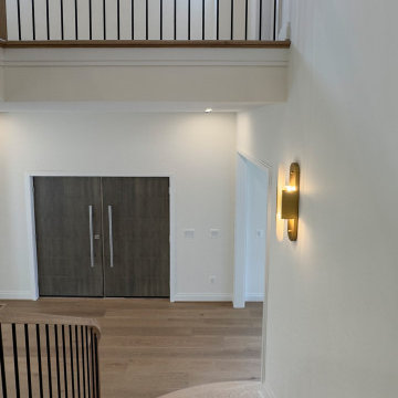Project #144 | Slightly Curved Transitional Staircase