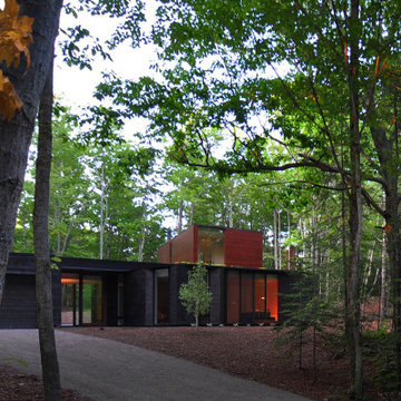 pleated house