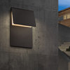 Inside-Out Ply, LED Sconce, Textured Bronze Finish