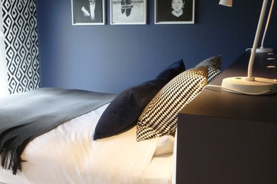 Aménagement d'une chambre contemporaine.