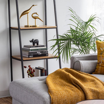 Prince Wood Bookshelf – Black Frame