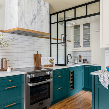 Bold & Bright Transitional Kitchen Refresh in Decatur