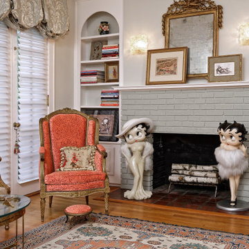 French-Inspired Living Room Soft Shades
