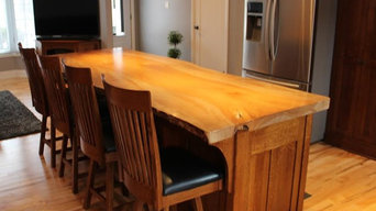 Kitchen Island with White Oak Base