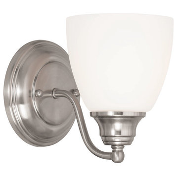 Somerville Wall Sconce, Brushed Nickel