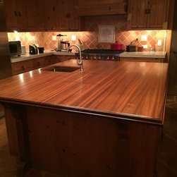 Custom Solid Wood Countertop - Kitchen Products