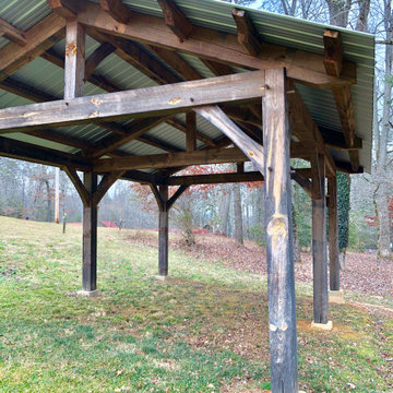 TImber Frame Picnic Shelter