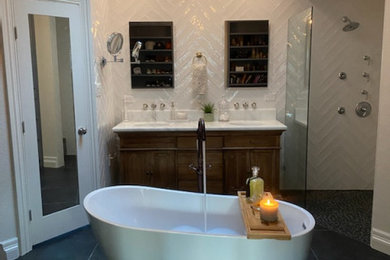 Inspiration for a bathroom remodel in Austin