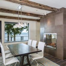 Modern with Old World Beams