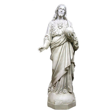 Sacred Heart To The World 62", Large Classical Figures